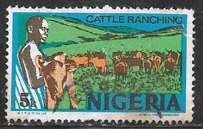 Nigéria - YT  284  obl - n° yvert à vérifier (1973) 