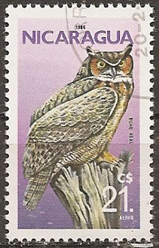 nicaragua ... PA n° 1135   obliteré ... 1986