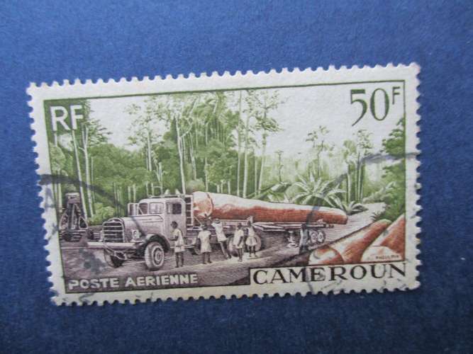 Cameroun y & t  poste aerienne 46 obl 1955