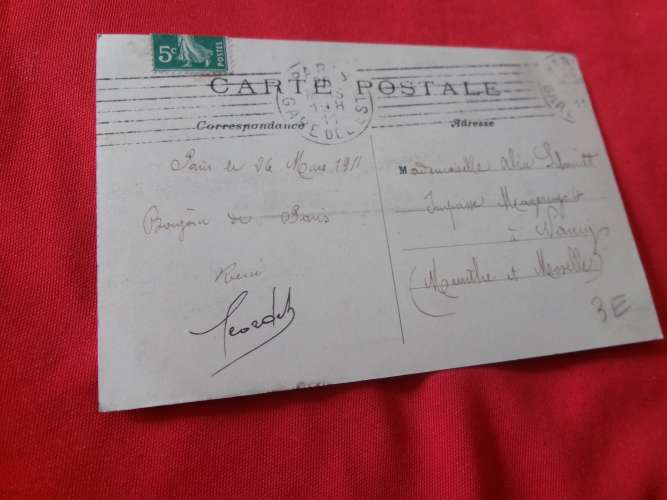 BELLE CPA  PARIS...