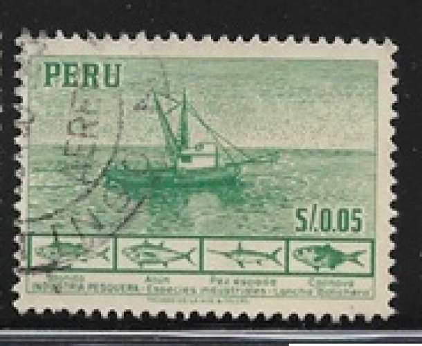 Perou oblitéré YT 427 et 428