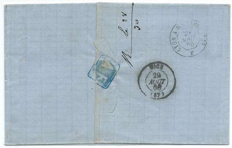 LT7043  n°22/Lettre, Oblitéré GC 2650 Nîmes, Gard (29)