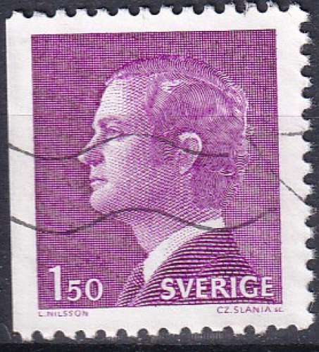 SUEDE - 1980 - Roi Carl XVI Gustaf - Yvert 1095a Oblitéré