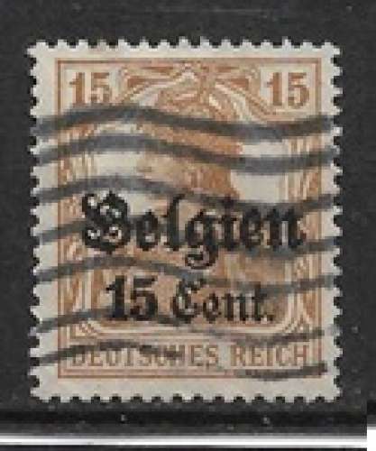 Belgique occupation allemande YT 15