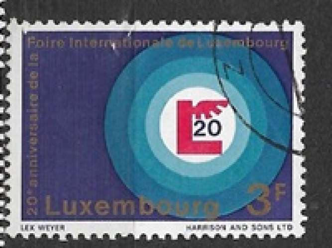 Luxembourg E oblitéré YT  722