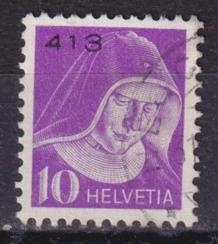 SUISSE franchise  1935 N° Yvert 14A  oblitéré 
