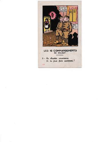 Les dix commandements du soldat