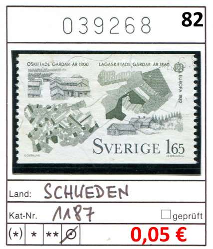 Suède 1982 - Michel 1187 - oo oblit. - 