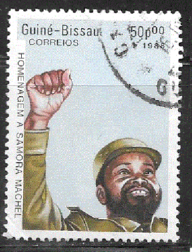 Guinée Bissau - YT  440  obl  - Samora Machel (1988) 
