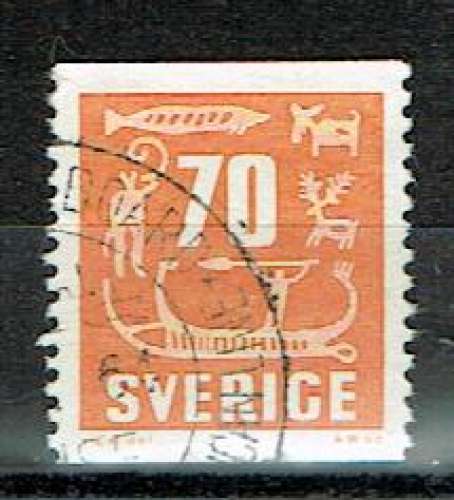 SUÈDE 1957/64 - YT 425 OBLITÉRÉ.