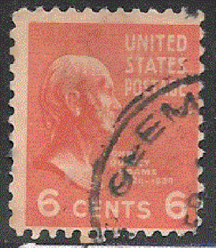 USA - YT  376  obl  - John Quincy Adams (1938) 