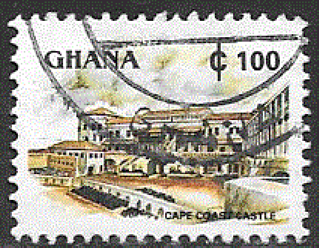 Ghana - YT  ?  obl  - Château de Cape Cost (1991) 