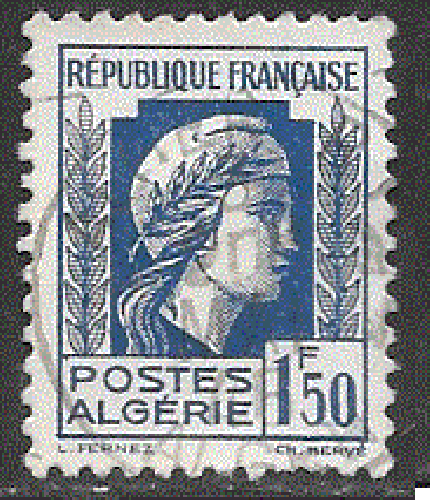 Algérie - YT  214  obl  - Marianne (1944) 