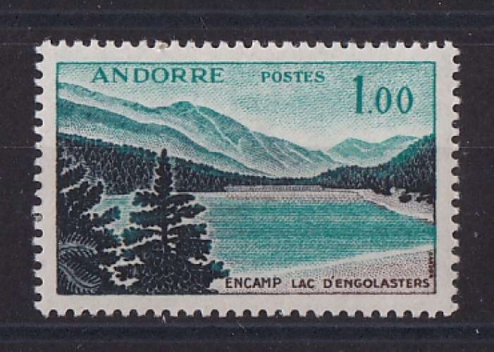 ANDORRE  Y/T   n° 164    neuf *   1961