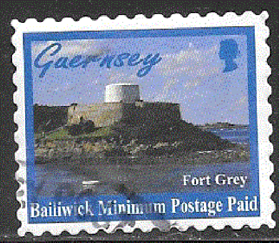 Guernesey - YT  787  obl - Fort Grey (1998)