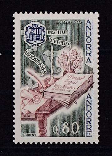 ANDORRE  Y/T   n° 263    neuf **   1977