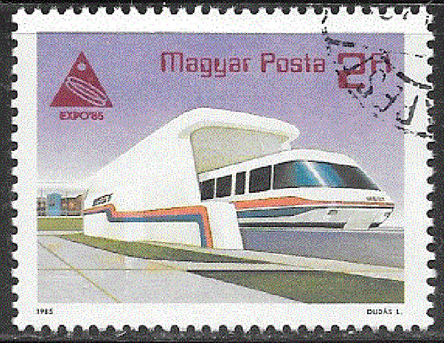 Hongrie - YT  2975  obl  - Exposition internationale à Tsukuba (1985)