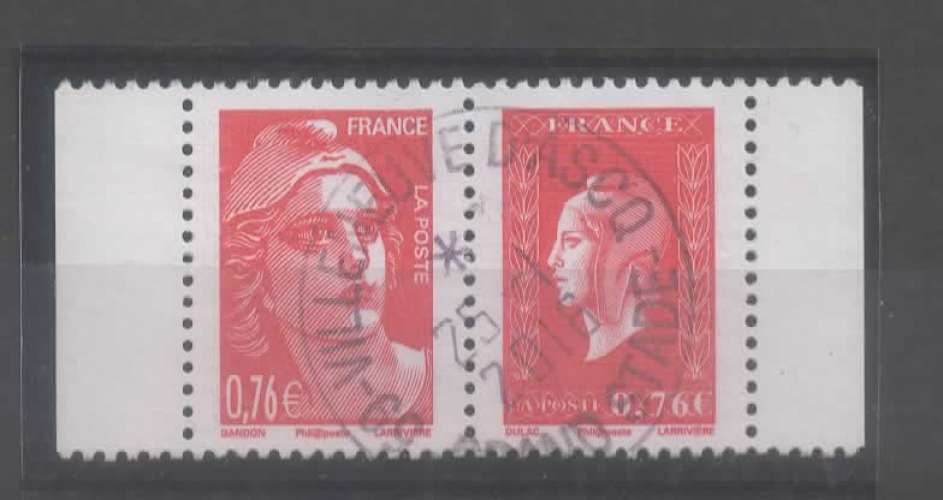 FRANCE 2015 NO  4991/92 OBL    VOIR SCAN