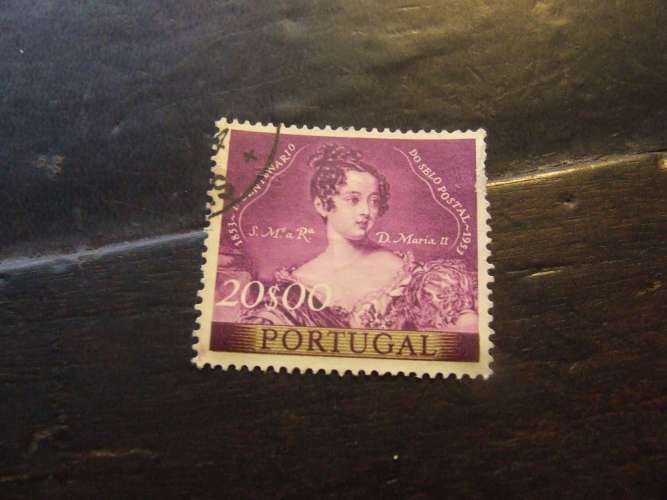 PORTOGALLO 1953 CENTENARIO FRANCOBOLLO 20 e  USATO