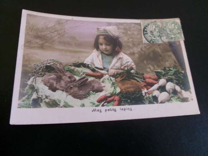 BELLE CARTE FANTAISIE...JEUNE ENFANTS 