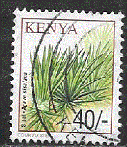 Kenya - YT  738   obl  - Sisal (2001)