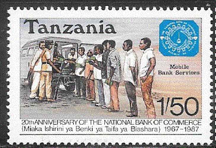 Tanzanie - YT  305   ** - Banque nationale de commerce (1987)