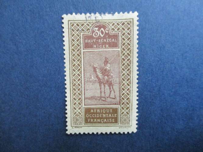 Haut senegal & niger y & t 26 obl 1914
