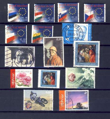 lot Belgique 2004  obl.