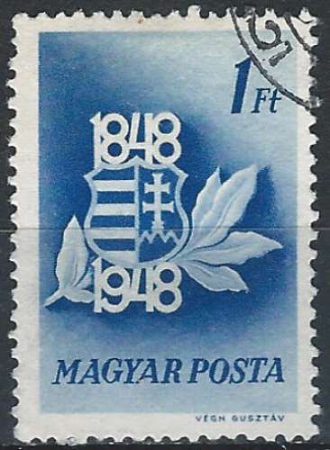 Hongrie - 1948 - Y & T n° 890 - O.
