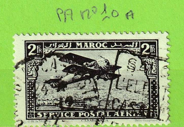 MAROC YT P-A N°10a OBLIT