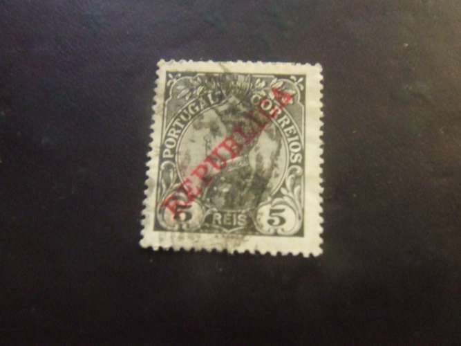 PORTOGALLO 1910 REPUBBLICA 5 r USATO