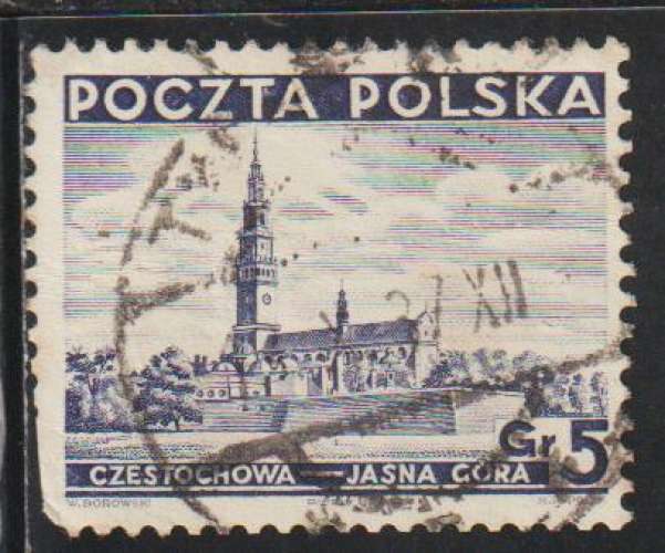 POLOGNE 1937 - Y&T N° 391