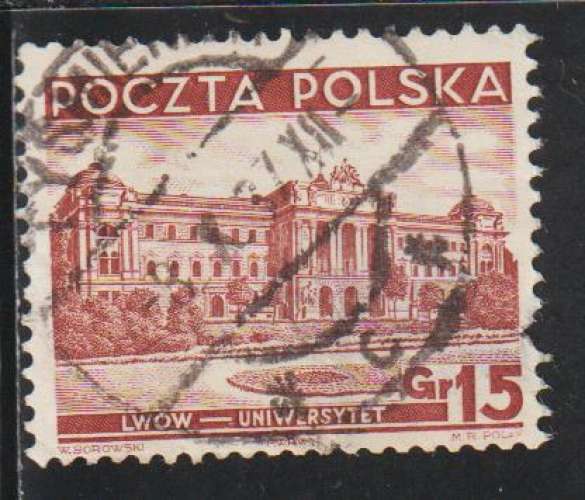 POLOGNE 1937 - Y&T N° 393