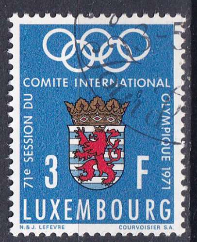 LUXEMBOURG - 1971 - Comité olympique - Yvert 777 - Oblitéré