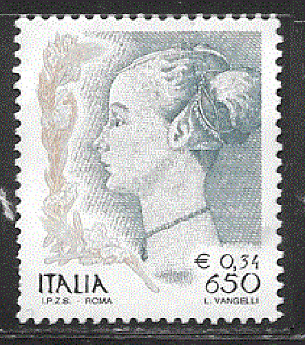 Italie - YT  2349  obl  - La femme dans l'art (1999)