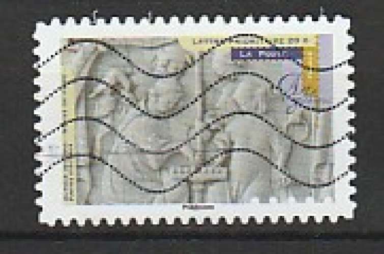 France timbre n° 879 ob année 2013 série Art Gothique