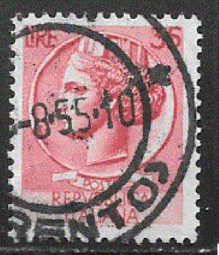 Italie - YT  653  obl  - Monnaie syracusaine, filigrane roue ailée (1953)