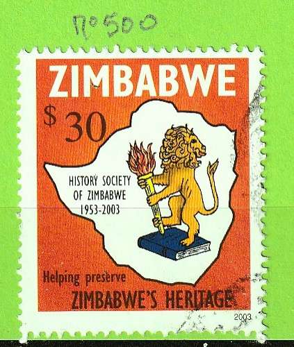 ZIMBABWE YT N°500 OBLIT