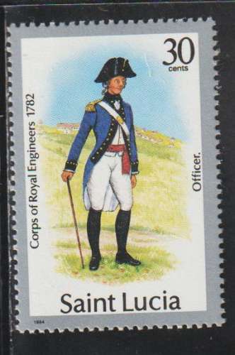 SAINTE LUCIE 1985 - Y&T N° 740**