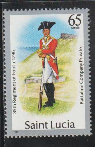 SAINTE LUCIE 1985 - Y&T N° 744**