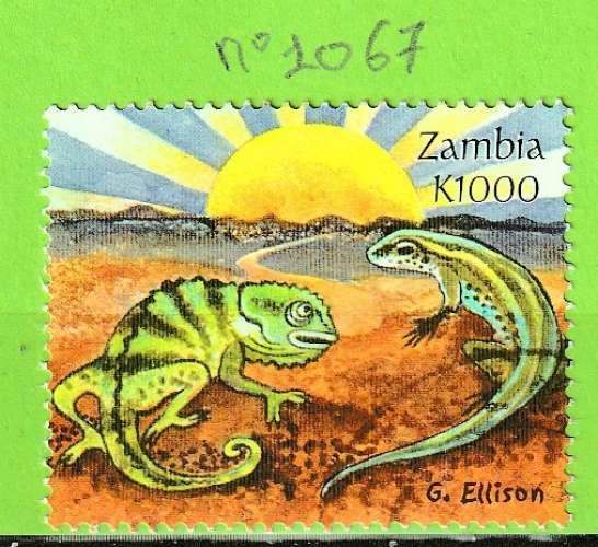 ZAMBIE - YT N°1067 OBLIT