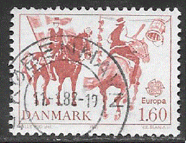 Danemark - YT  733  obl  - Europa (1981)