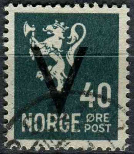 NORVEGE 1941 OBLITERE N° 235 P B