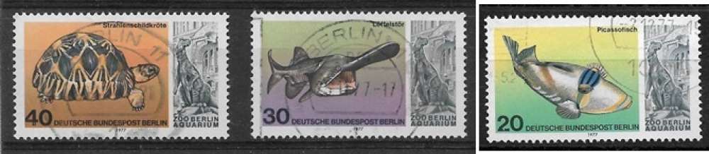 Berlin oblitere YT 514 à 516