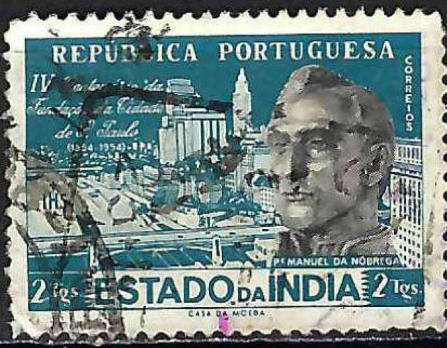 Inde portugaise - 1954 - Y & T n° 459 - O. (2