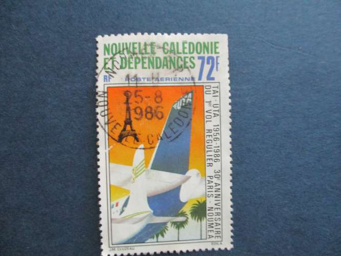 Nouvelle Calédonie y & t Poste aérienne 250 obl 1986