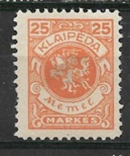 Memel occupation lituanienne neuf sans gomme YT 118