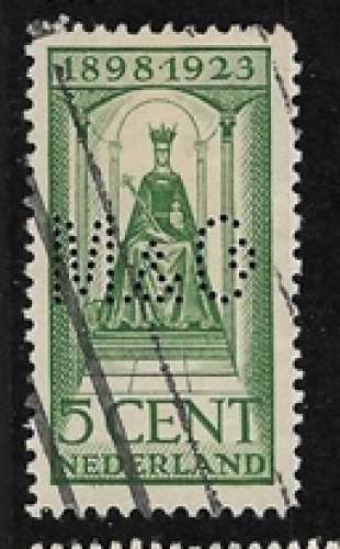 Pays-Bas Z oblitéré YT 119 perforé
