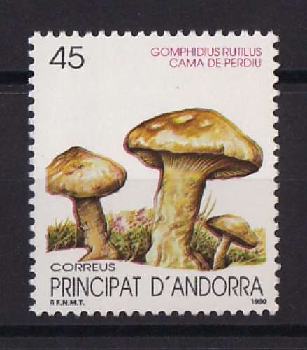 ANDORRE ESPAGNOL  Y/T   n° 206     neuf **    1990