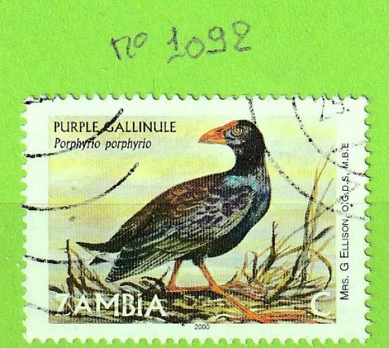 ZAMBIE - YT N°1092 OBLIT